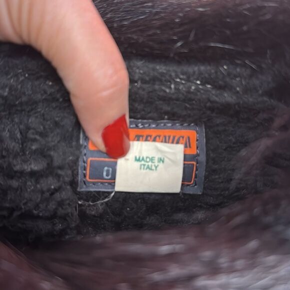 Tecnica Skandia Women's Black Fur Ski Boots Made in Italy size 10 - Picture 12 of 12